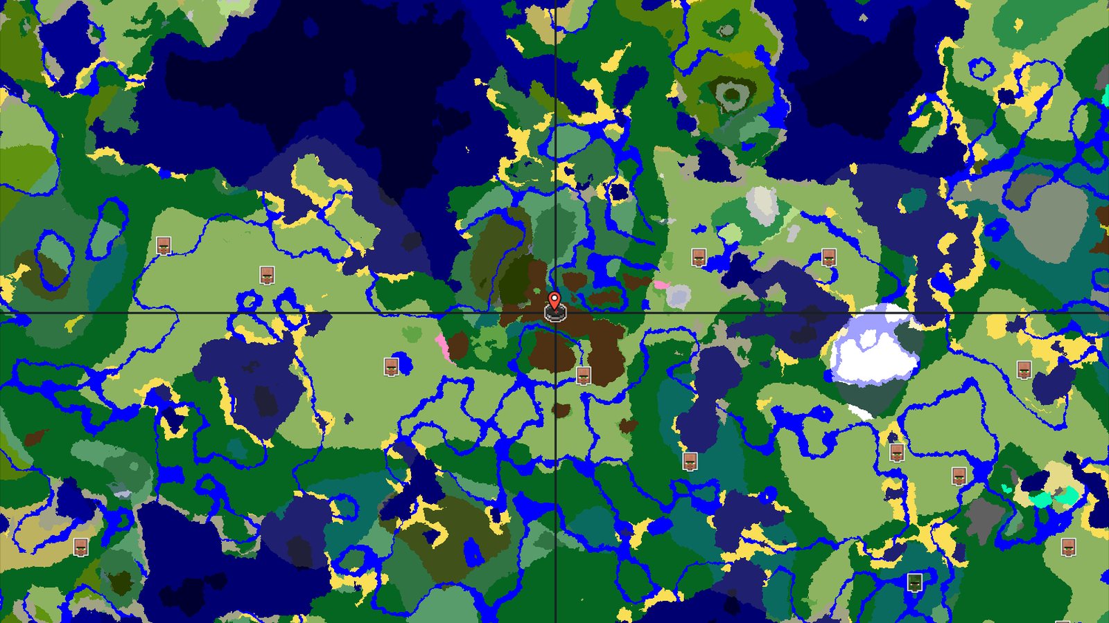Pale Garden and Cherry Grove Near Spawn — Minecraft seed preview