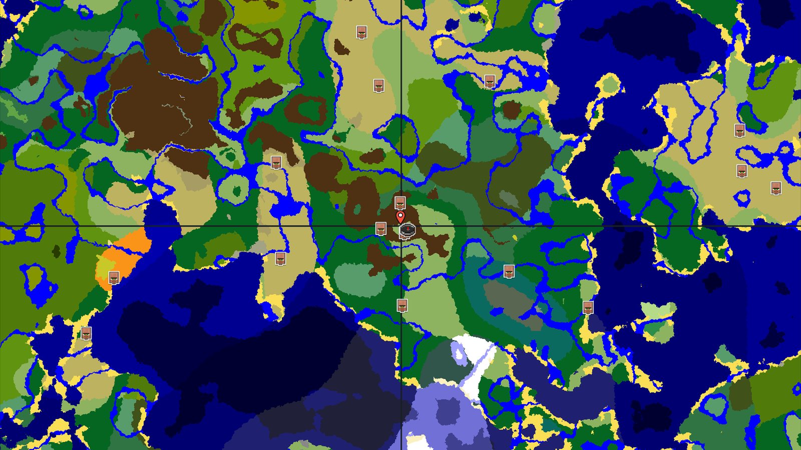 A Quick Village Start with Nearby Resources — Minecraft seed preview