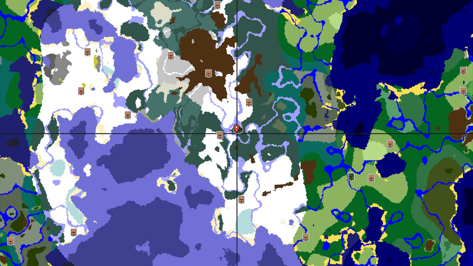 Snowy Taiga Spawn With Nearby Ancient City — Minecraft seed preview