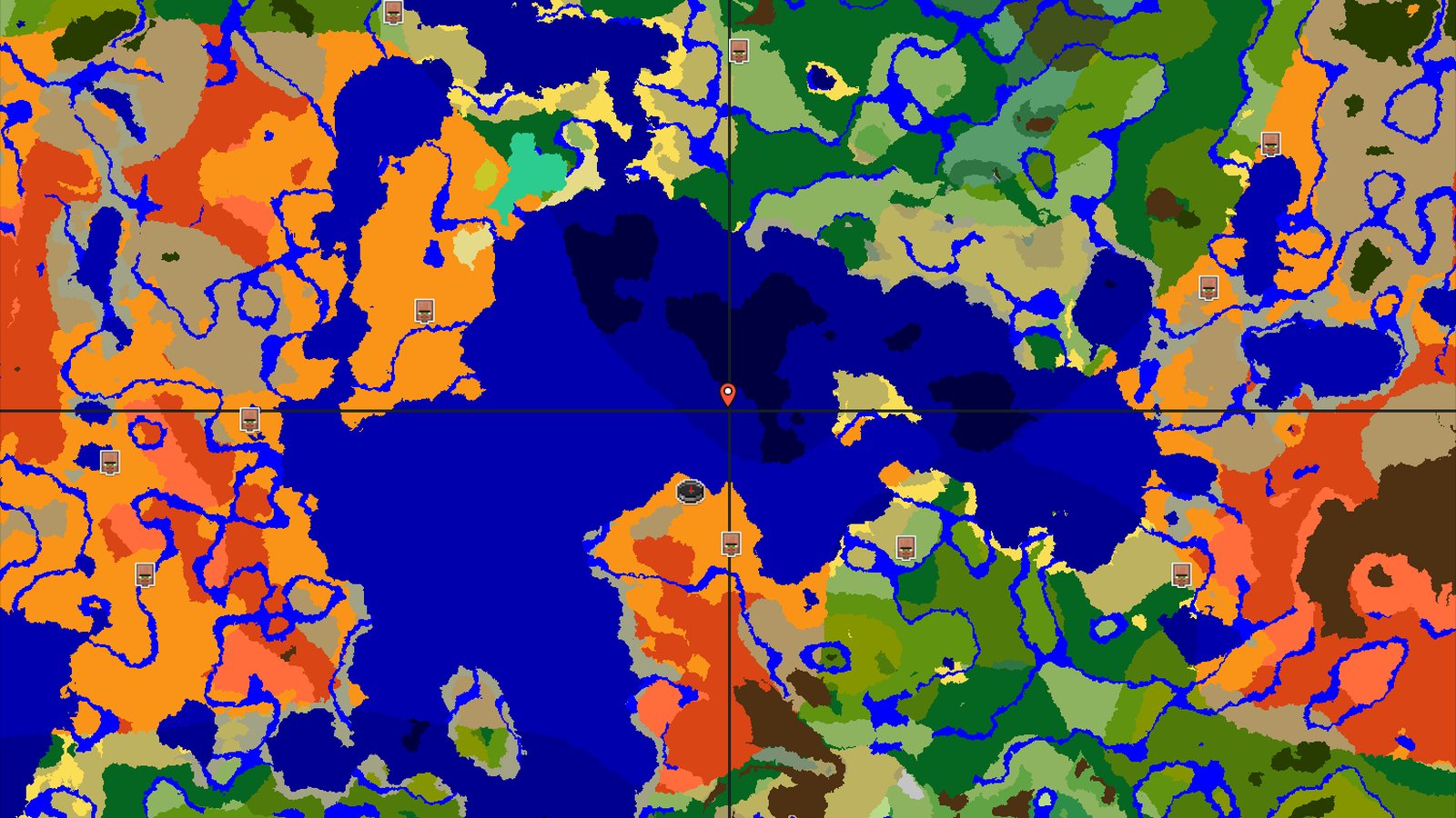 Desert Spawn with Nearby Mineshaft and Ocean Views — Minecraft seed preview