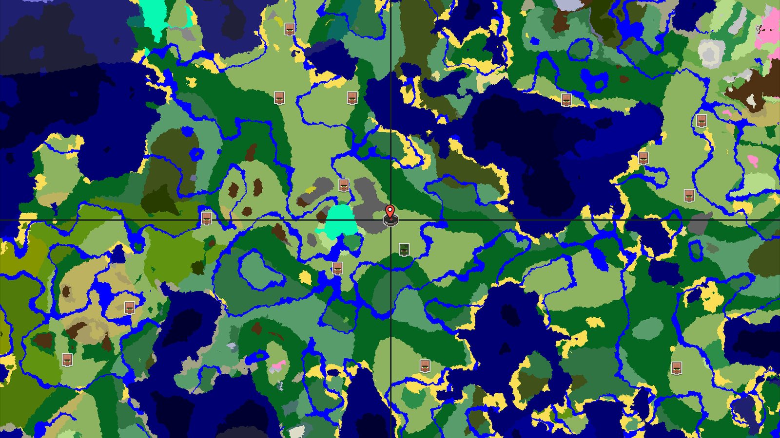 Windswept Hills Spawn Near an Abandoned Village — Minecraft seed preview