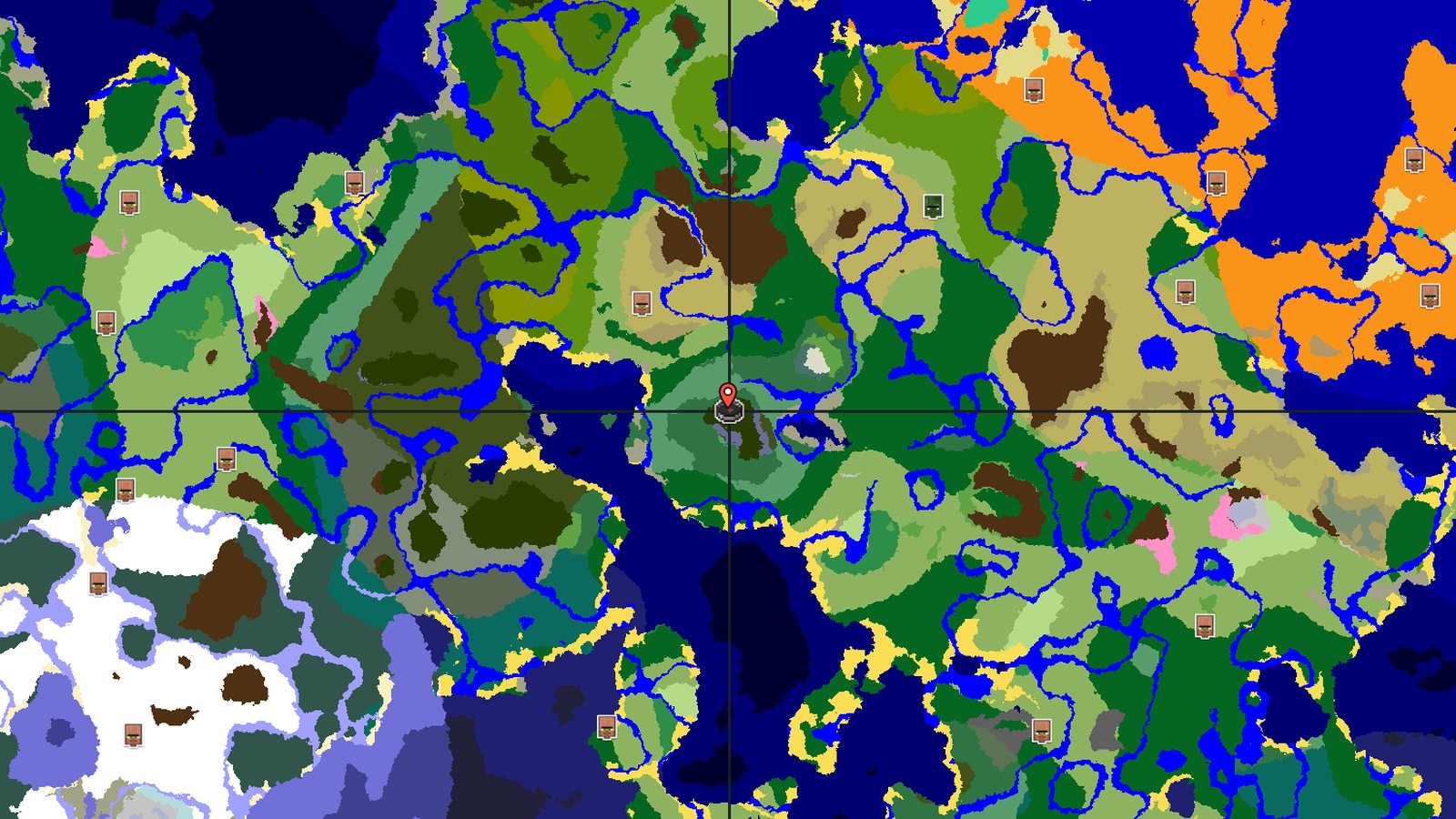 Pale Garden Spawn Near Woodland Mansion and Trial Chambers — Minecraft seed preview