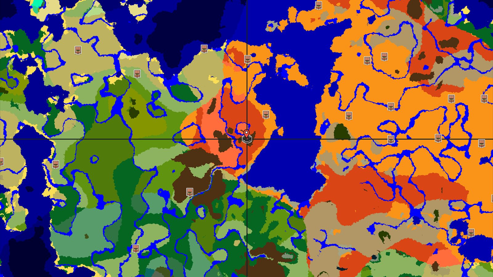 Badlands and Desert Island Adventure — Minecraft seed preview