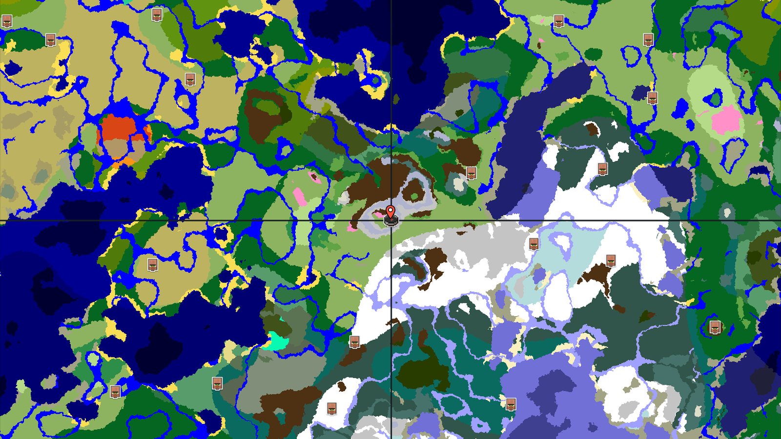 Spawn in Plains with Mountains and Cherry Groves Nearby — Minecraft seed preview