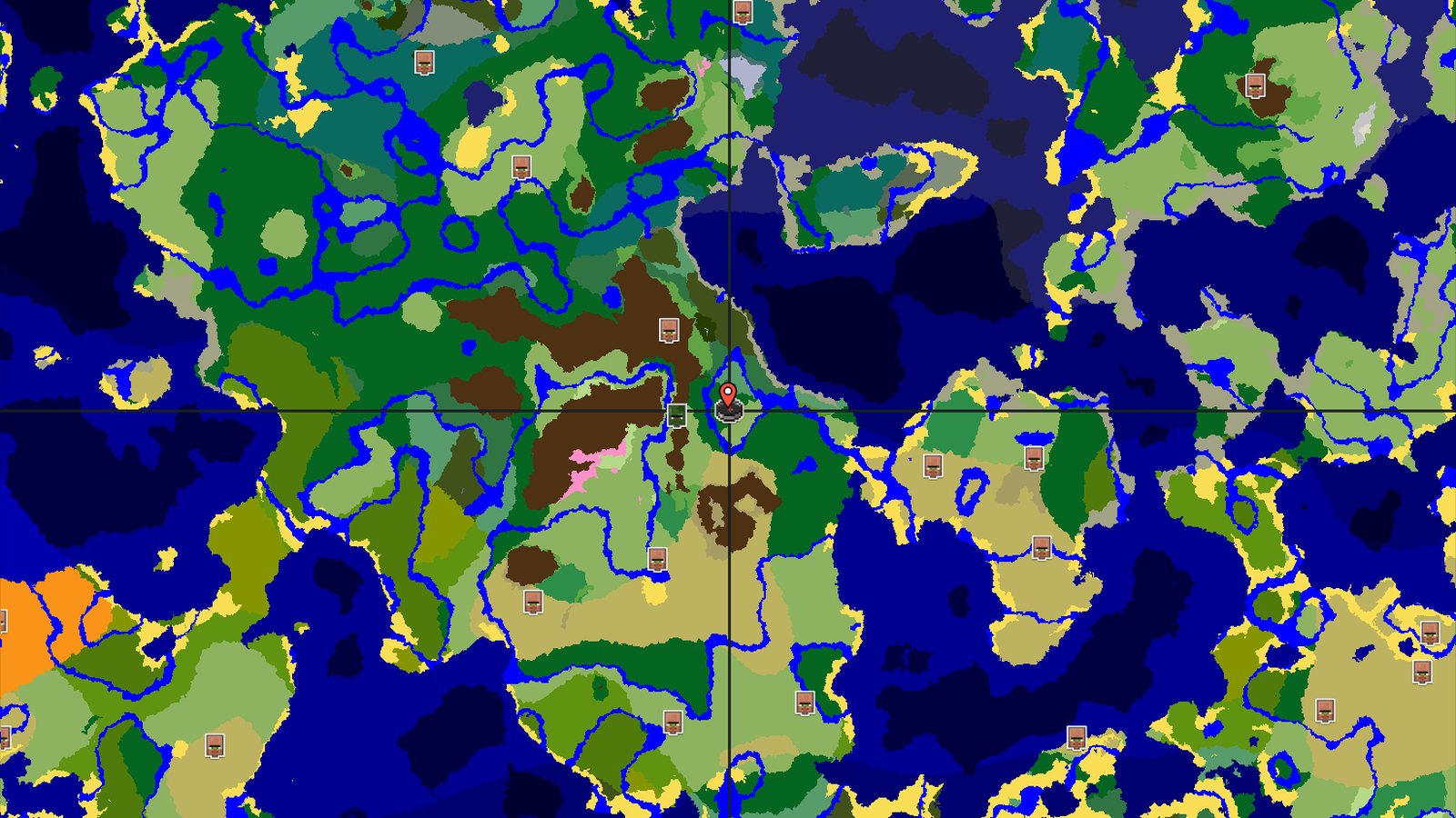 Abandoned Village and Nearby Lush Caves — Minecraft seed preview