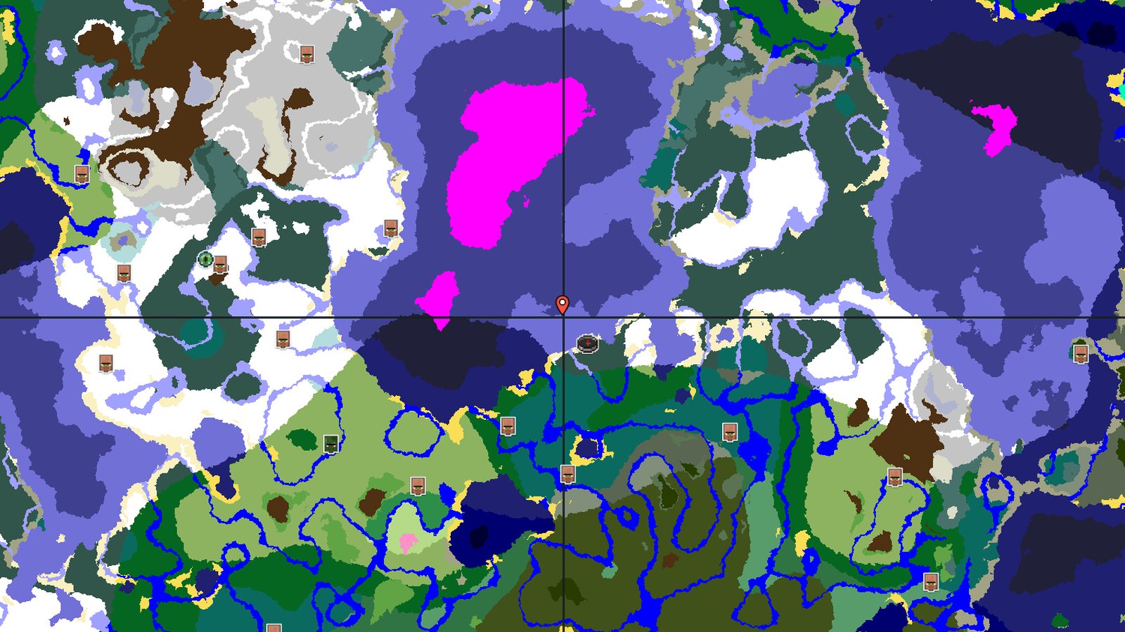 Igloo and Shipwreck in a Frozen Ocean — Minecraft seed preview