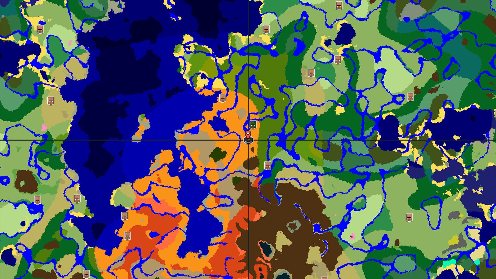 Desert Spawn with Nearby Jungle and Trial Chambers — Minecraft seed preview