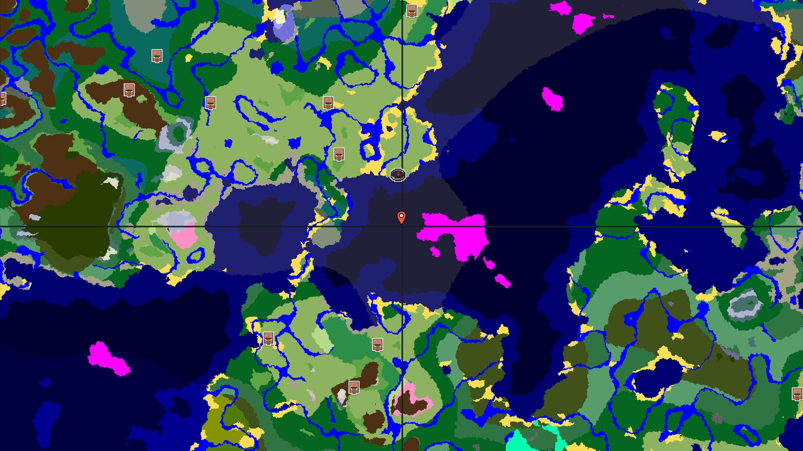 Mushroom Fields Island near Spawn — Minecraft seed preview