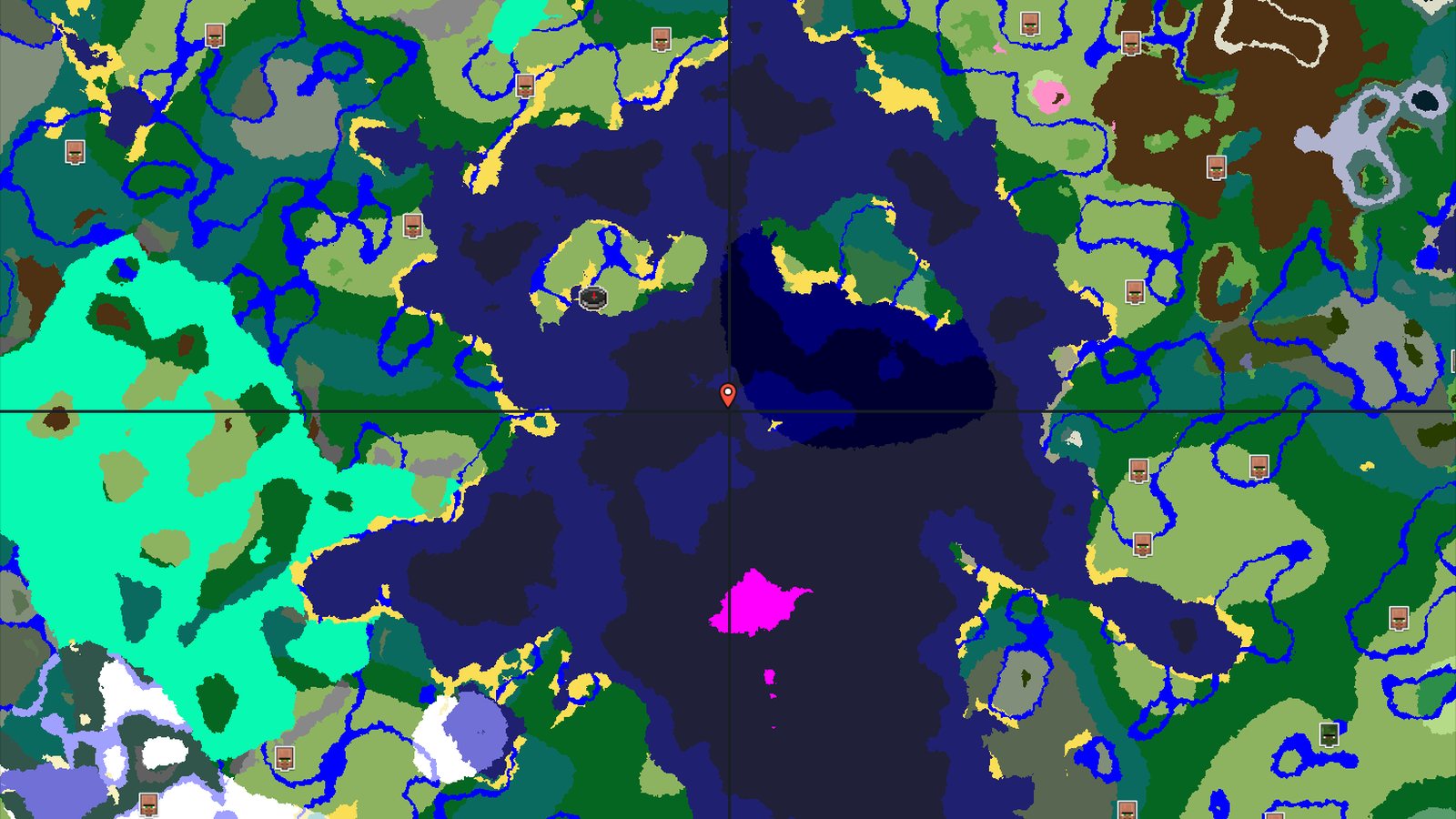 Minecraft Seed: Mineshaft Near Spawn, Ocean All Around — Minecraft seed preview