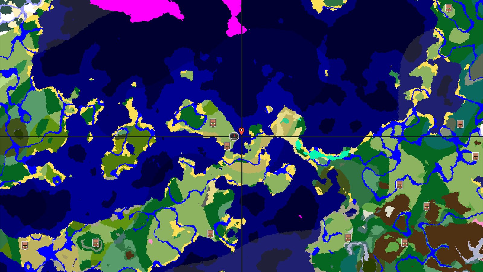 Spawn Near a Village and Trial Chambers — Minecraft seed preview