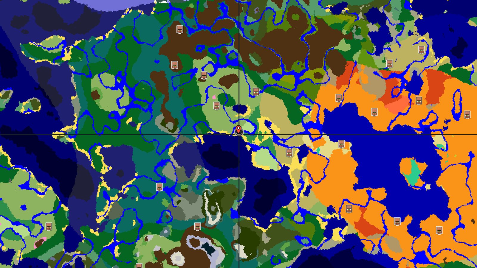Flower Forest and River Bend — Minecraft seed preview