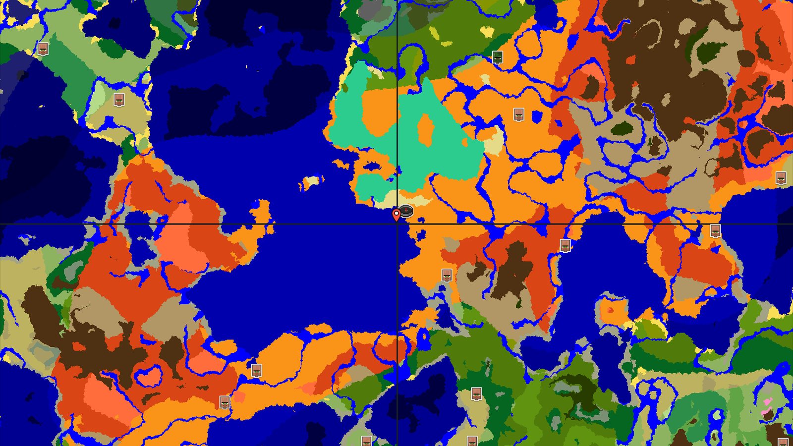 Desert Spawn with Nearby Mangrove Swamp and Trial Chambers — Minecraft seed preview