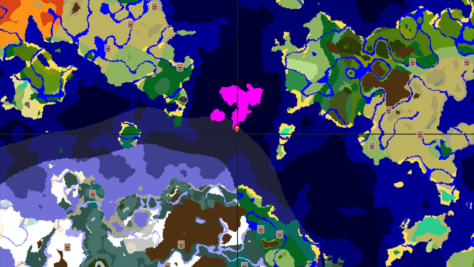 Mushroom Fields and Ocean Adventures Near Spawn — Minecraft seed preview