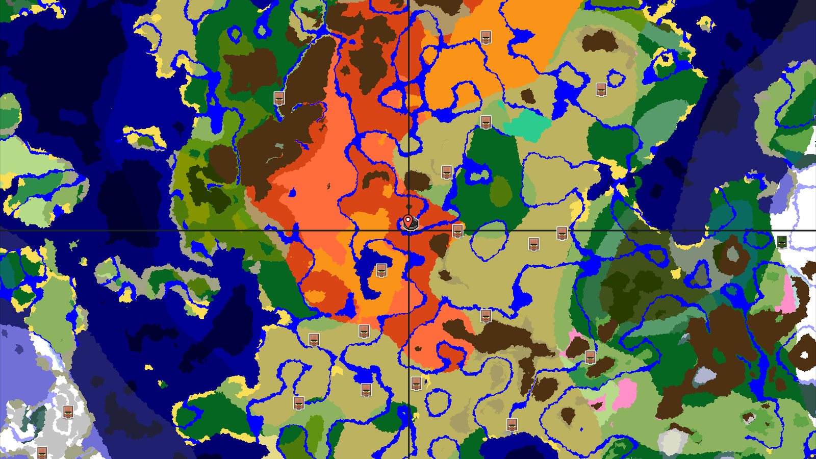 Eroded Badlands Spawn with Close Trial Chambers — Minecraft seed preview