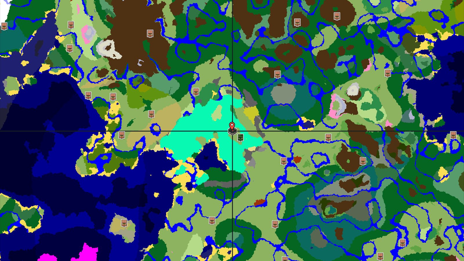 Lake and an Abandoned Village Nearby — Minecraft seed preview