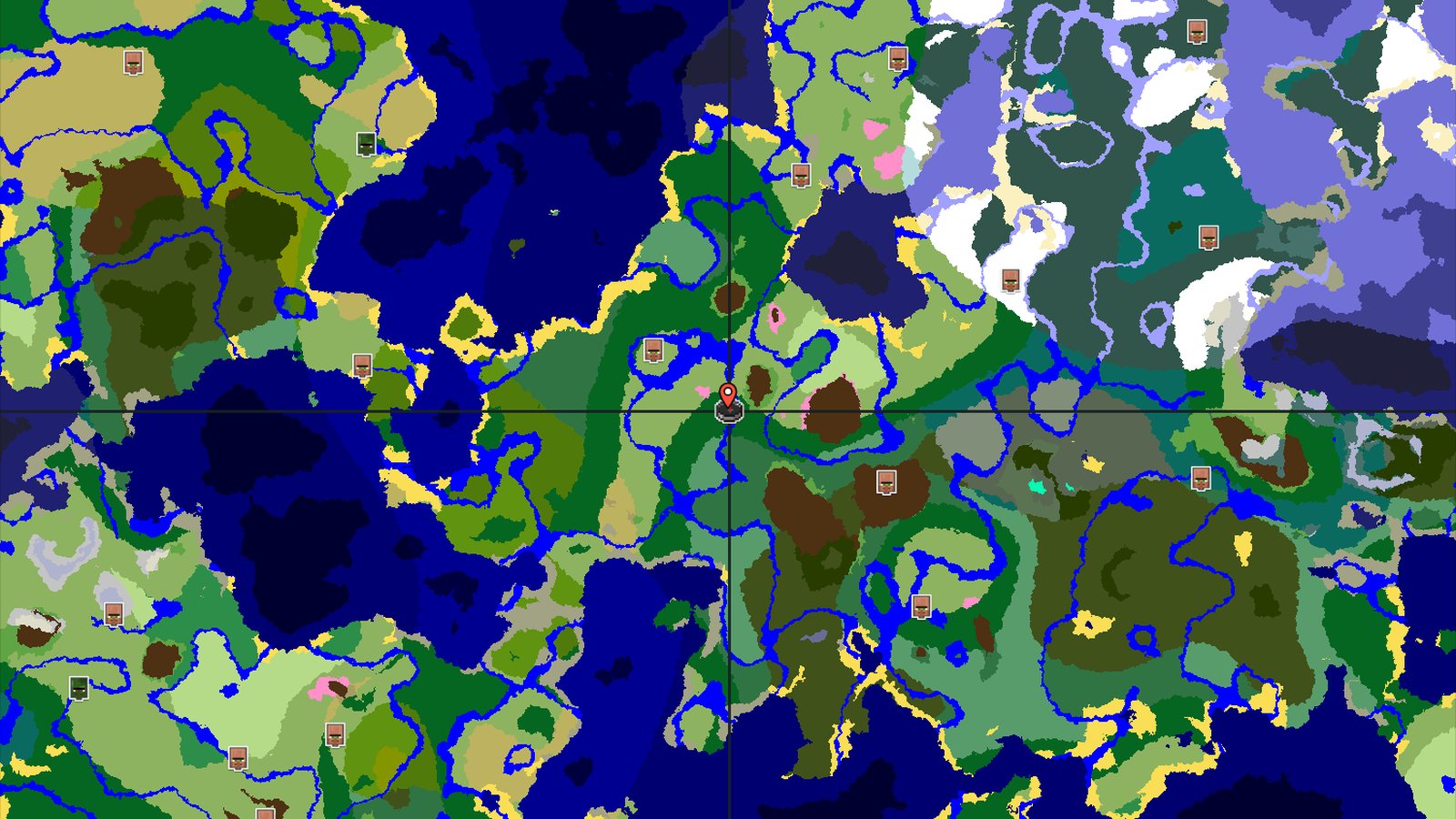Cherry Grove Near Spawn with Accessible Loot — Minecraft seed preview