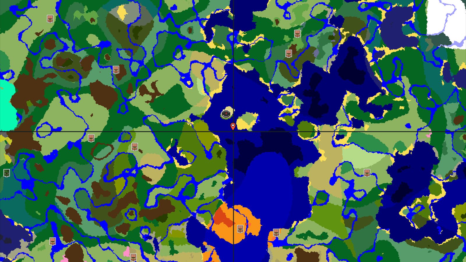 Windswept Savanna Isle with Nearby Jungle Temple — Minecraft seed preview
