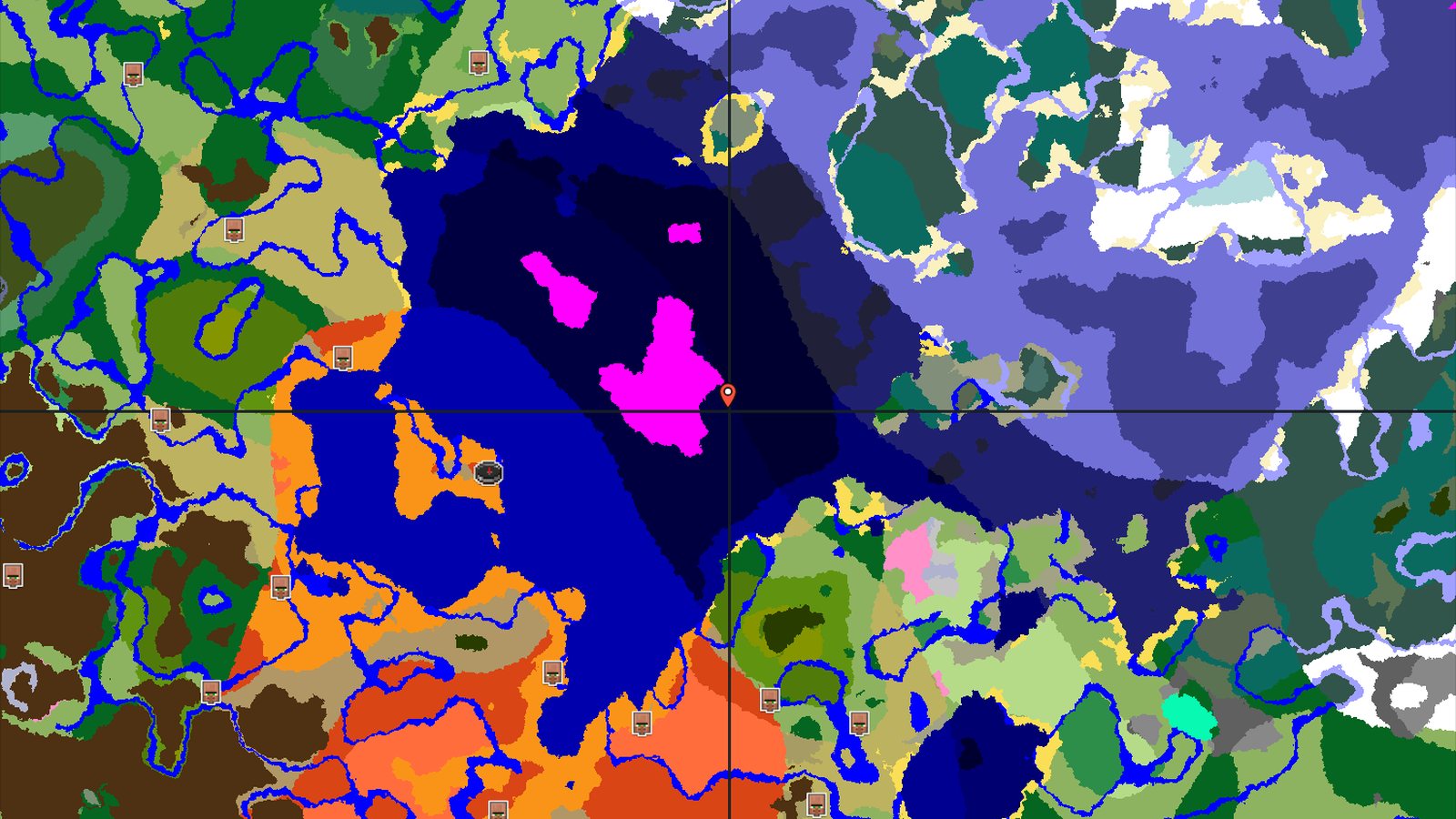 Mushroom Fields Near Spawn Amidst Desert and Ocean — Minecraft seed preview