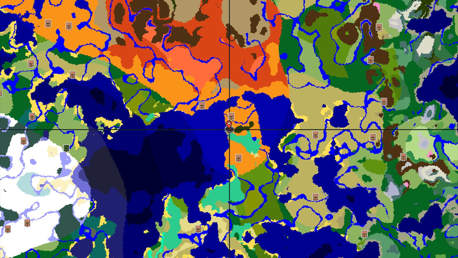 Desert Spawn With Mangrove Swamp Nearby — Minecraft seed preview