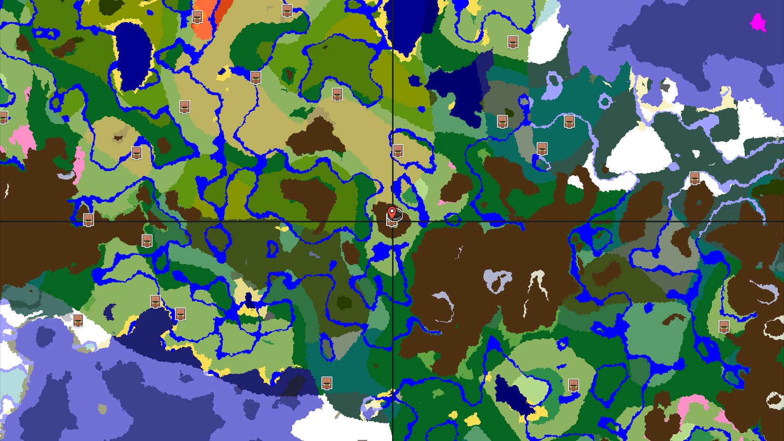 Cherry Grove Spawn and an Early Village — Minecraft seed preview