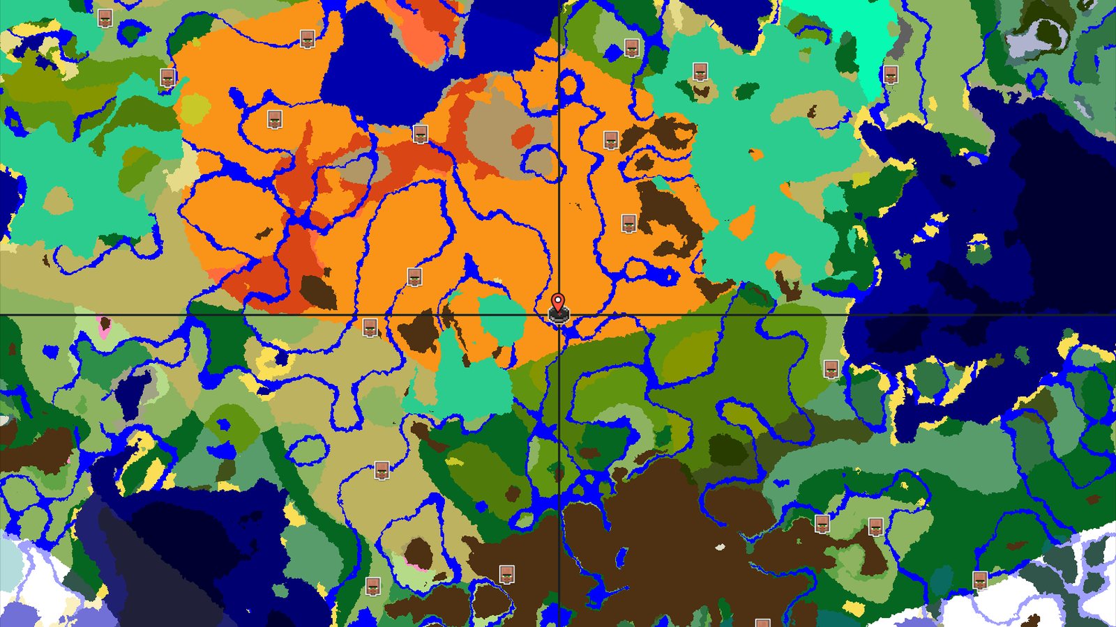 Desert Spawn with Nearby Jungle and Mangroves — Minecraft seed preview