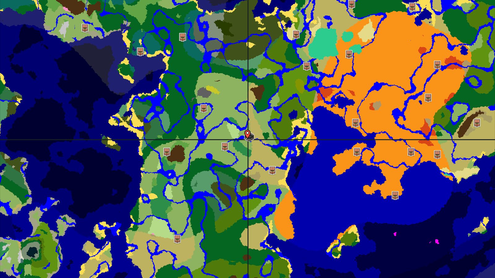 Plains and Rivers With a Close Trial Chambers — Minecraft seed preview