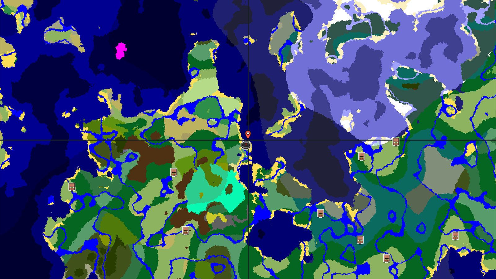 Birch Forest Island with Buried Treasure at Spawn — Minecraft seed preview