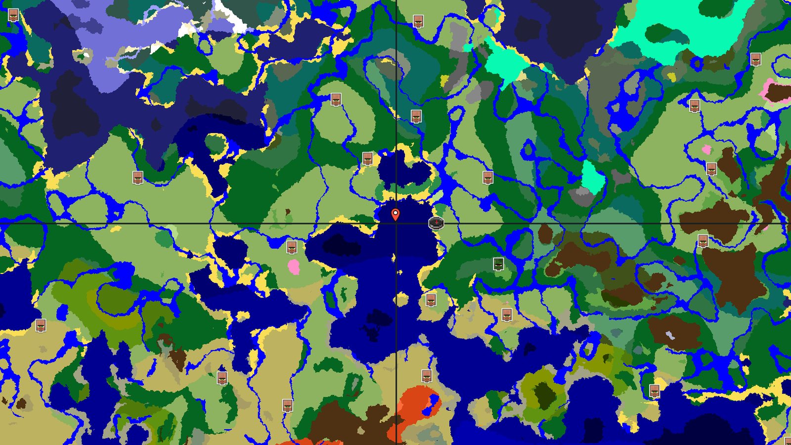 Spawn in a Flower Forest, near a Nether Fortress — Minecraft seed preview
