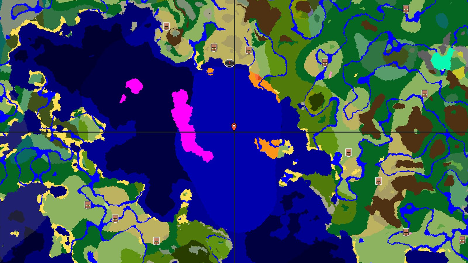 Savanna Spawn with Mushroom Fields Nearby — Minecraft seed preview
