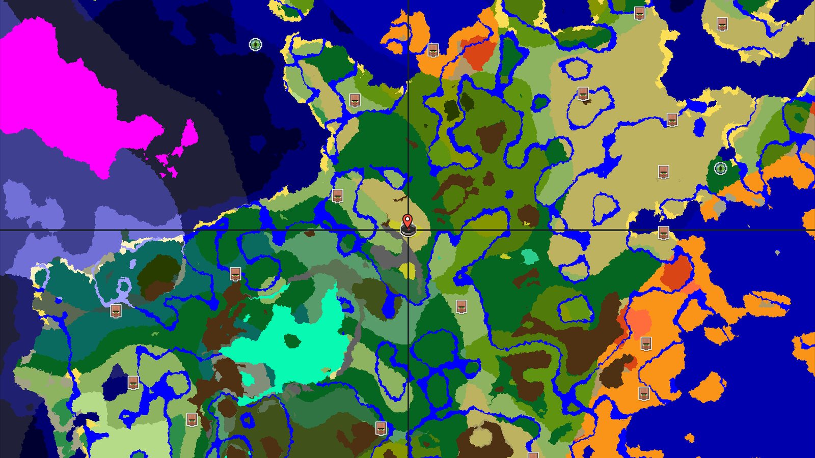 Savanna Start with a Village at Your Feet — Minecraft seed preview