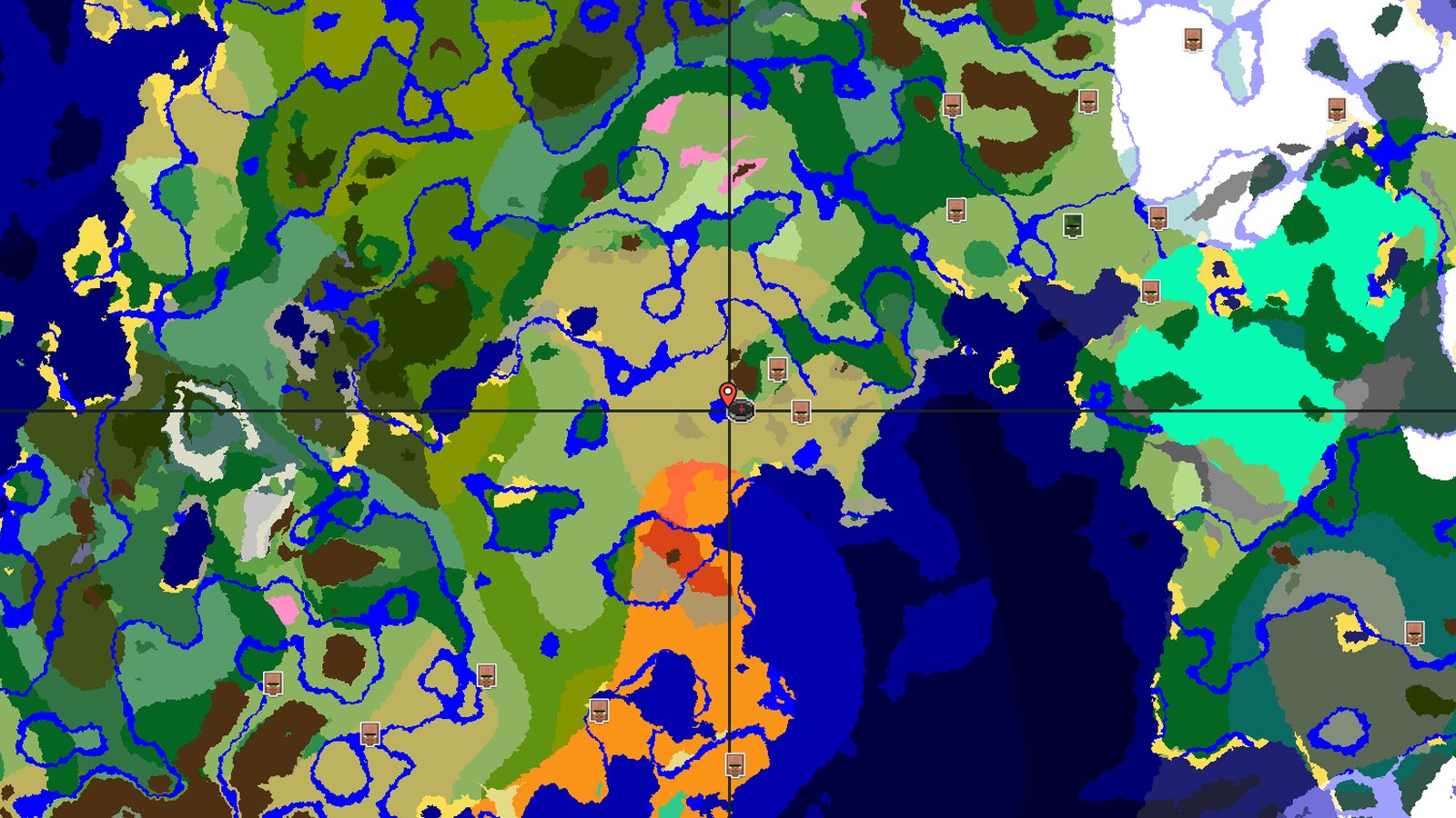 Savanna Village with Eroded Badlands — Minecraft seed preview