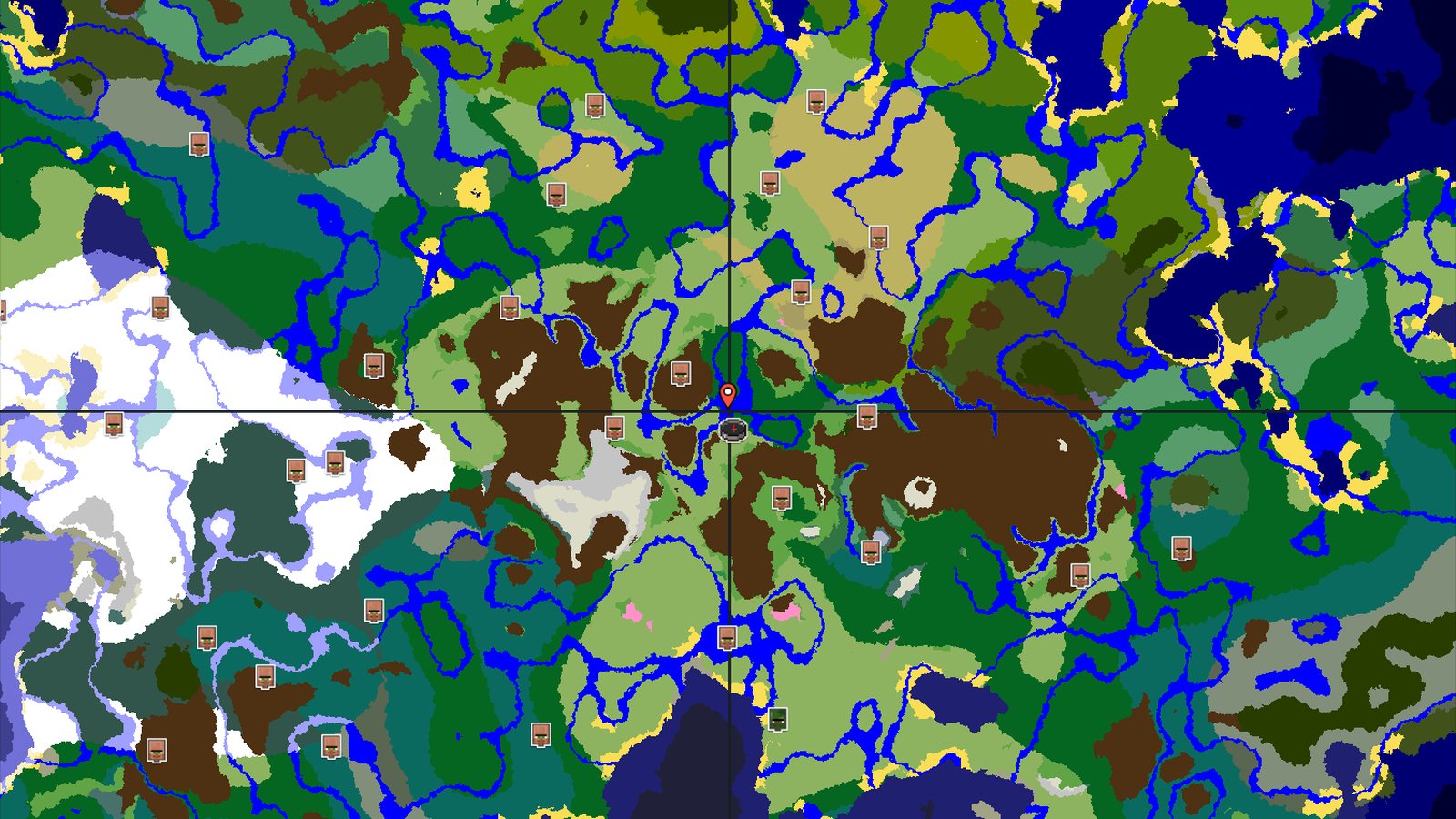 A Long Walk to the Best Structures — Minecraft seed preview