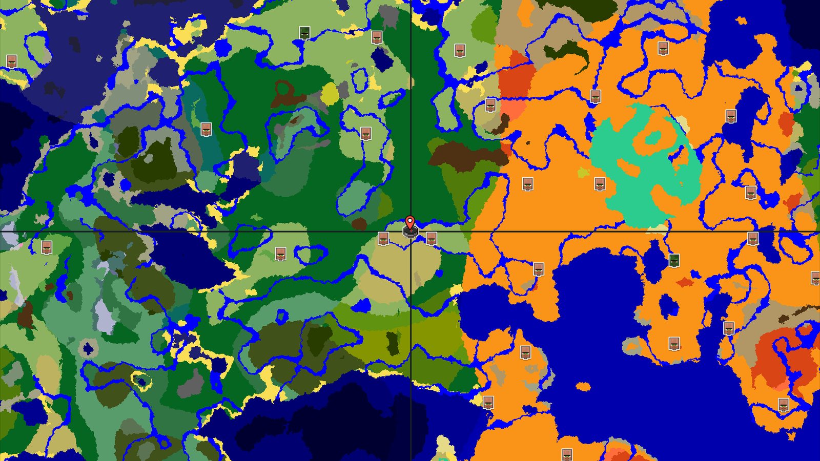 Savanna Spawn with a Close Village and Jungle — Minecraft seed preview