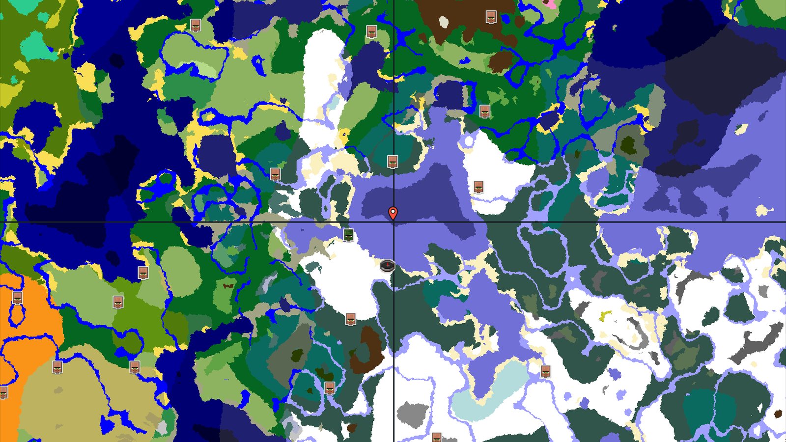 A Cold Start With Close Underground Loot — Minecraft seed preview