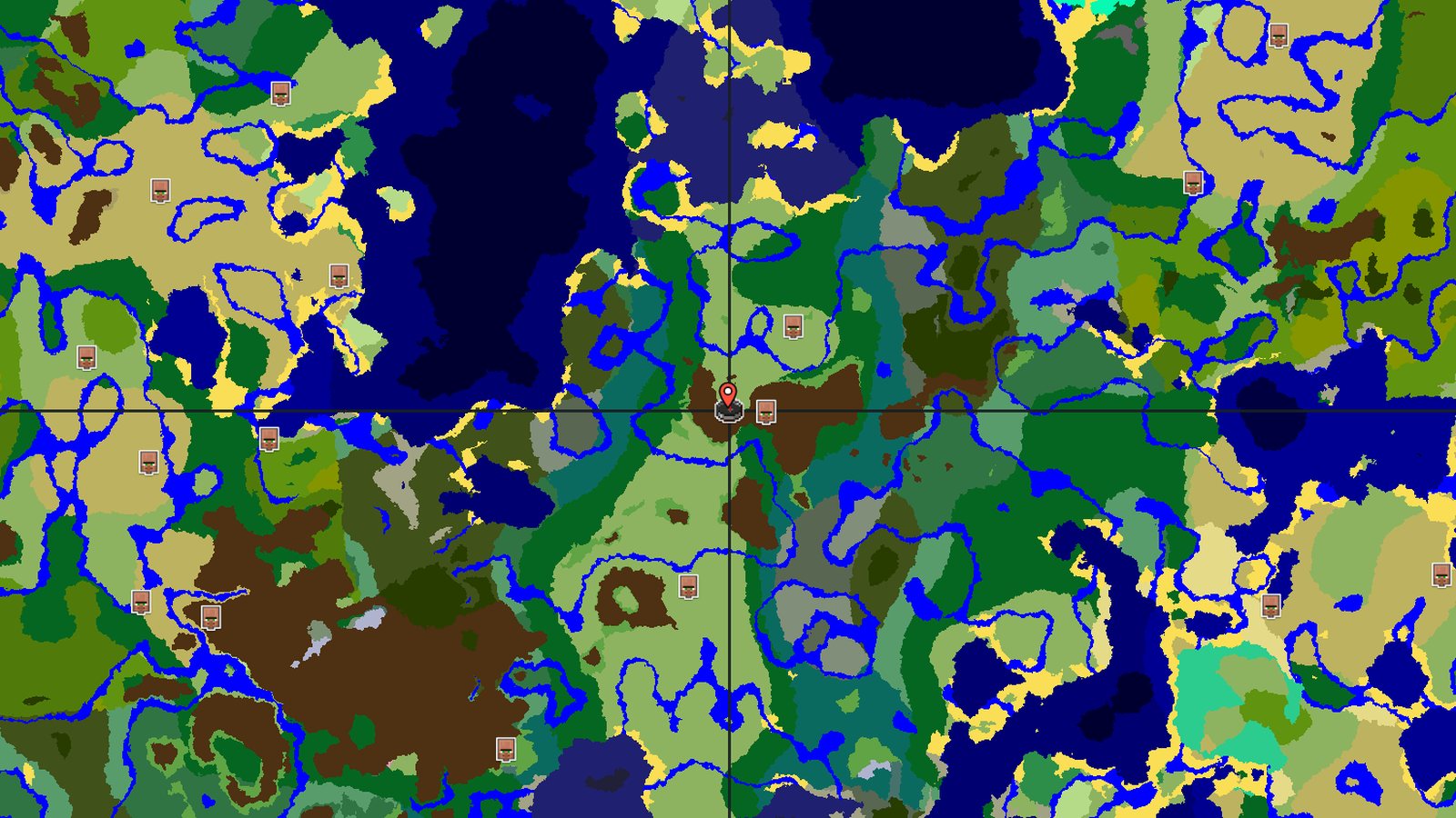 Meadow Spawn with Early Village and Underground Features — Minecraft seed preview