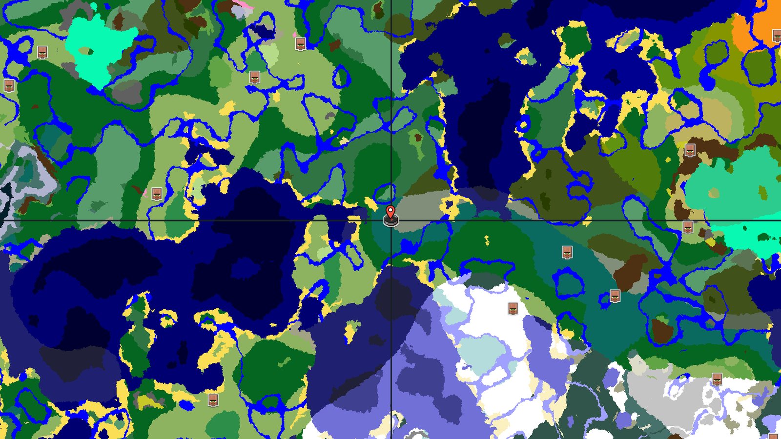 River Village in Taiga — Minecraft seed preview