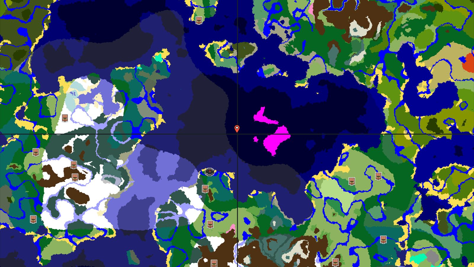 Spawn in Taiga, Near an Ocean, with Mushroom Fields Nearby — Minecraft seed preview