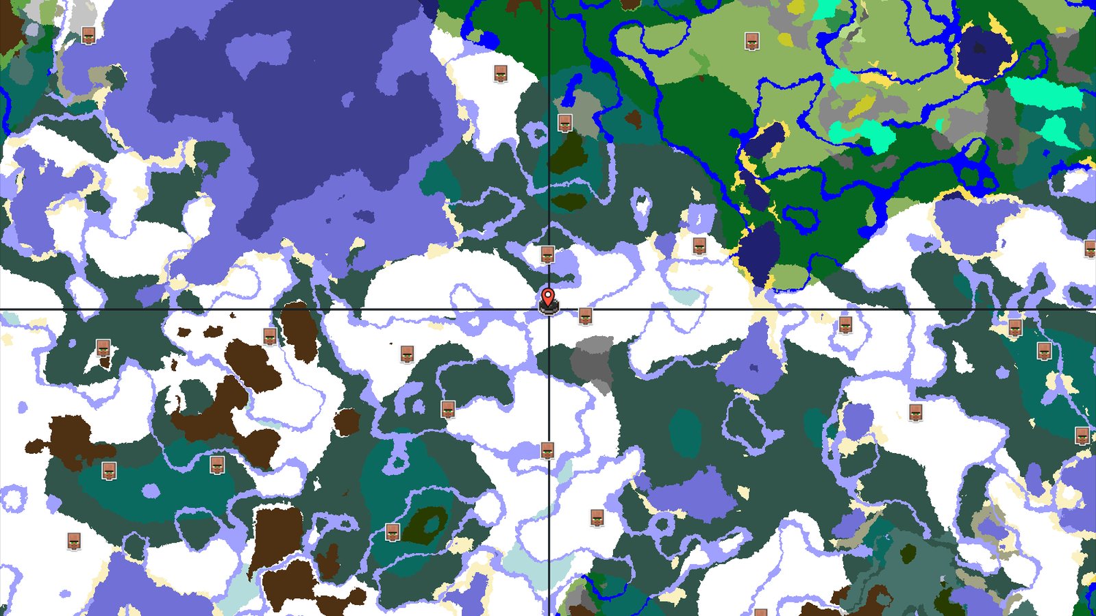 Snowy Plains Start with Close Trial Chambers — Minecraft seed preview