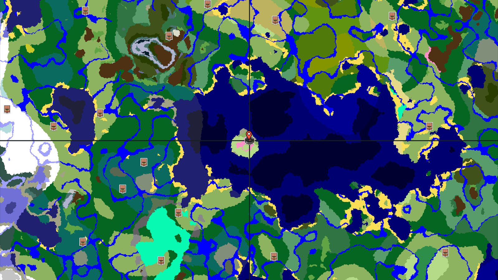 Cherry Grove Spawn with Nearby Mineshaft and Ocean Views — Minecraft seed preview