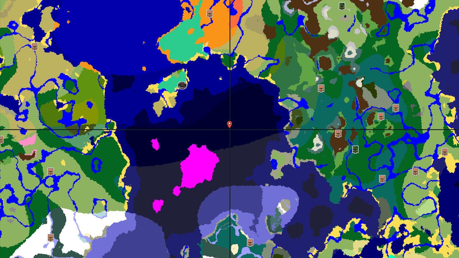 Mushroom Fields and Mangrove Swamp Island Spawn — Minecraft seed preview
