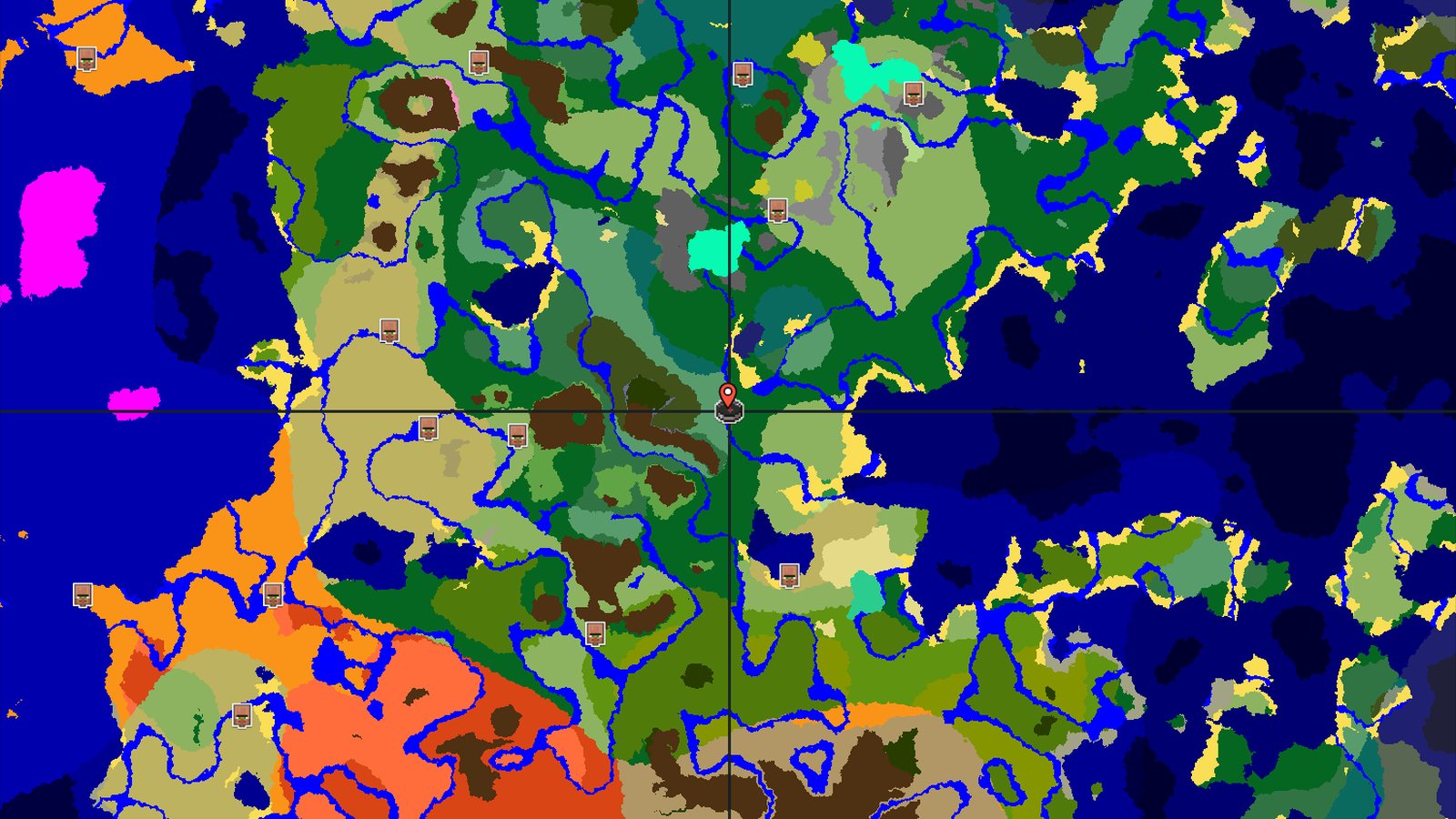 Pale Garden and Lush Caves Near Birch Forest Spawn — Minecraft seed preview