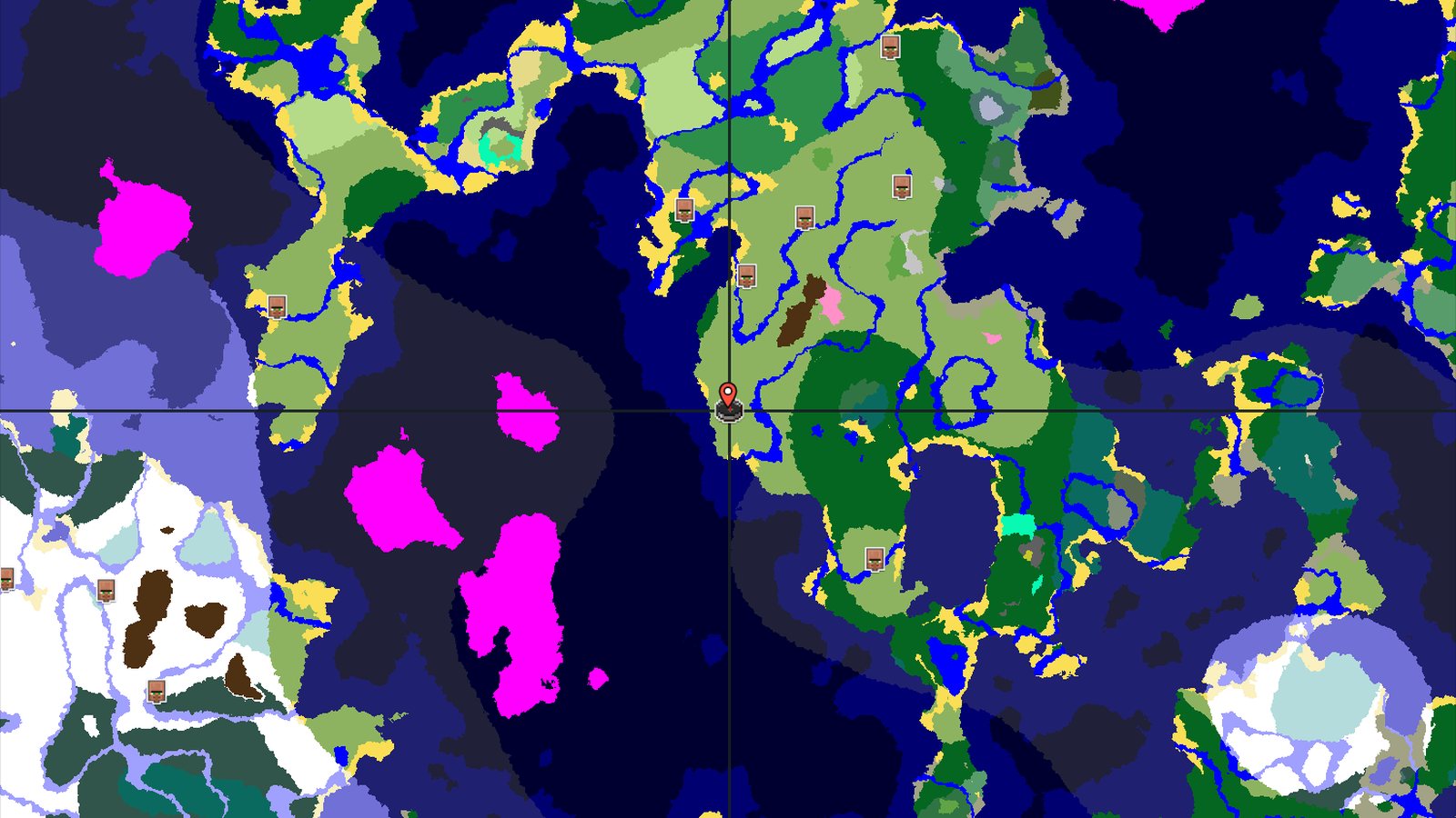 Spawn in Plains with Nearby Ruined Portal and Lush Caves — Minecraft seed preview