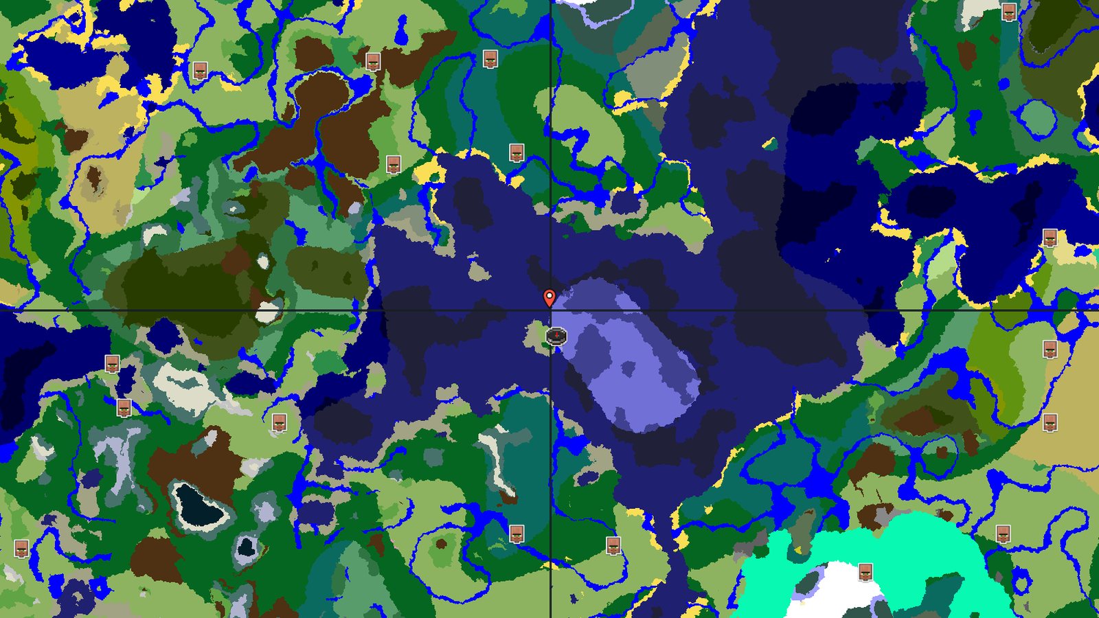Grove Island Survival with an Ocean Ruin — Minecraft seed preview