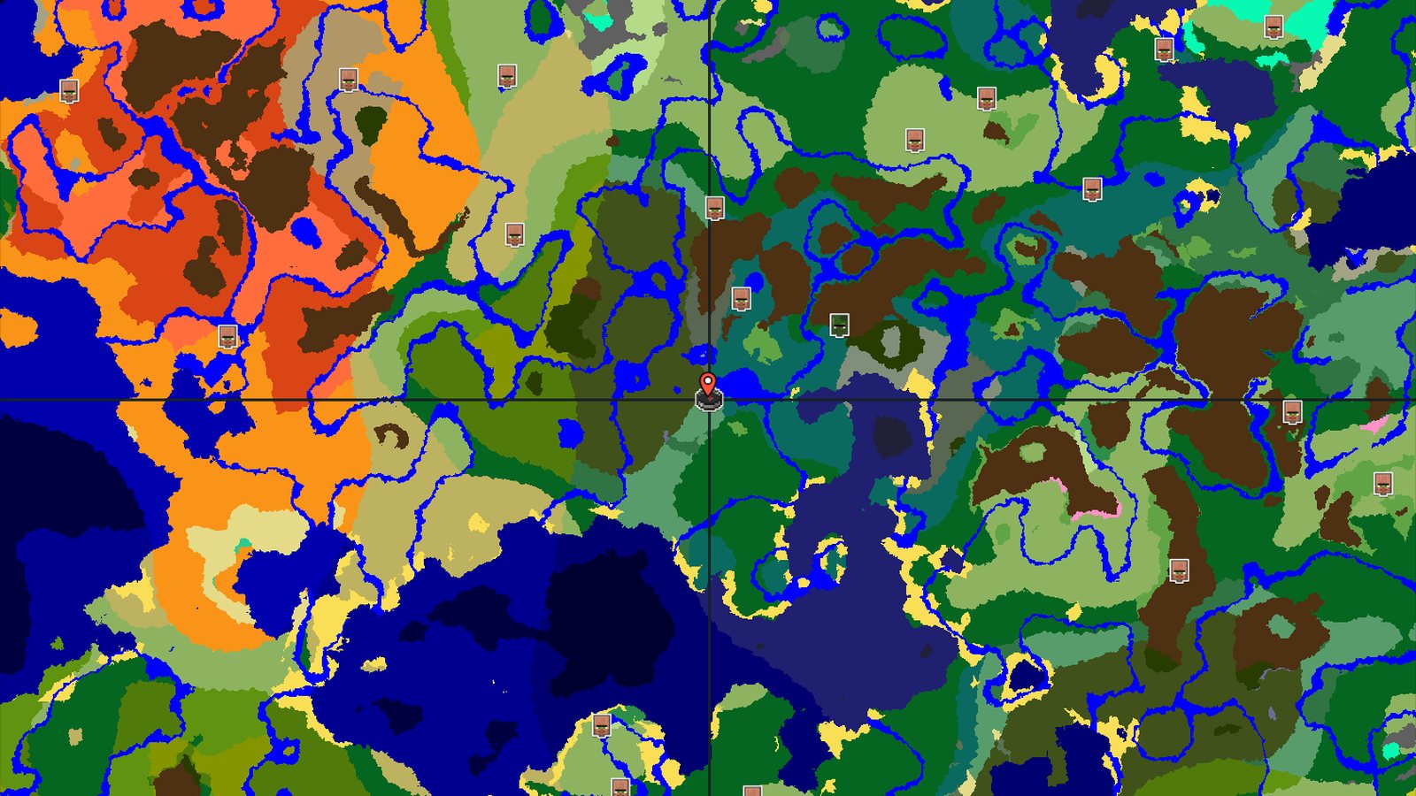 Pale Garden and Jungle Biomes Near Spawn — Minecraft seed preview