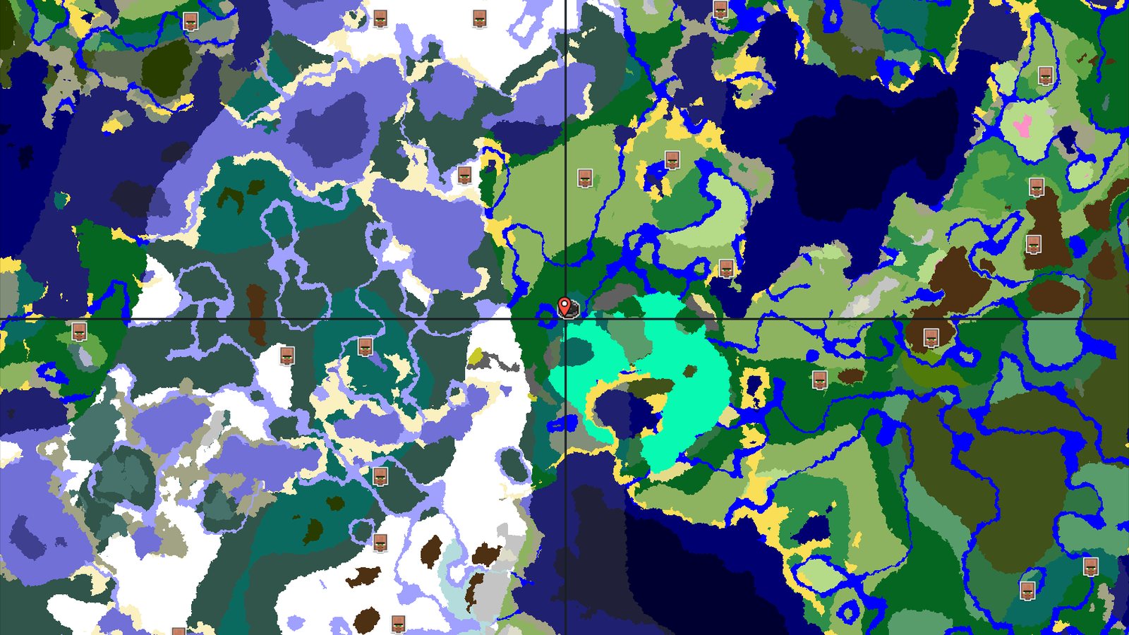 Taiga Spawn with Nearby Trial Chambers — Minecraft seed preview