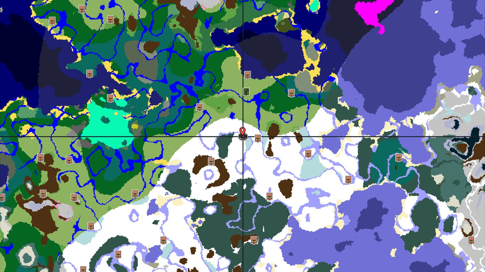 Ice Spikes Near Spawn in Snowy Plains — Minecraft seed preview