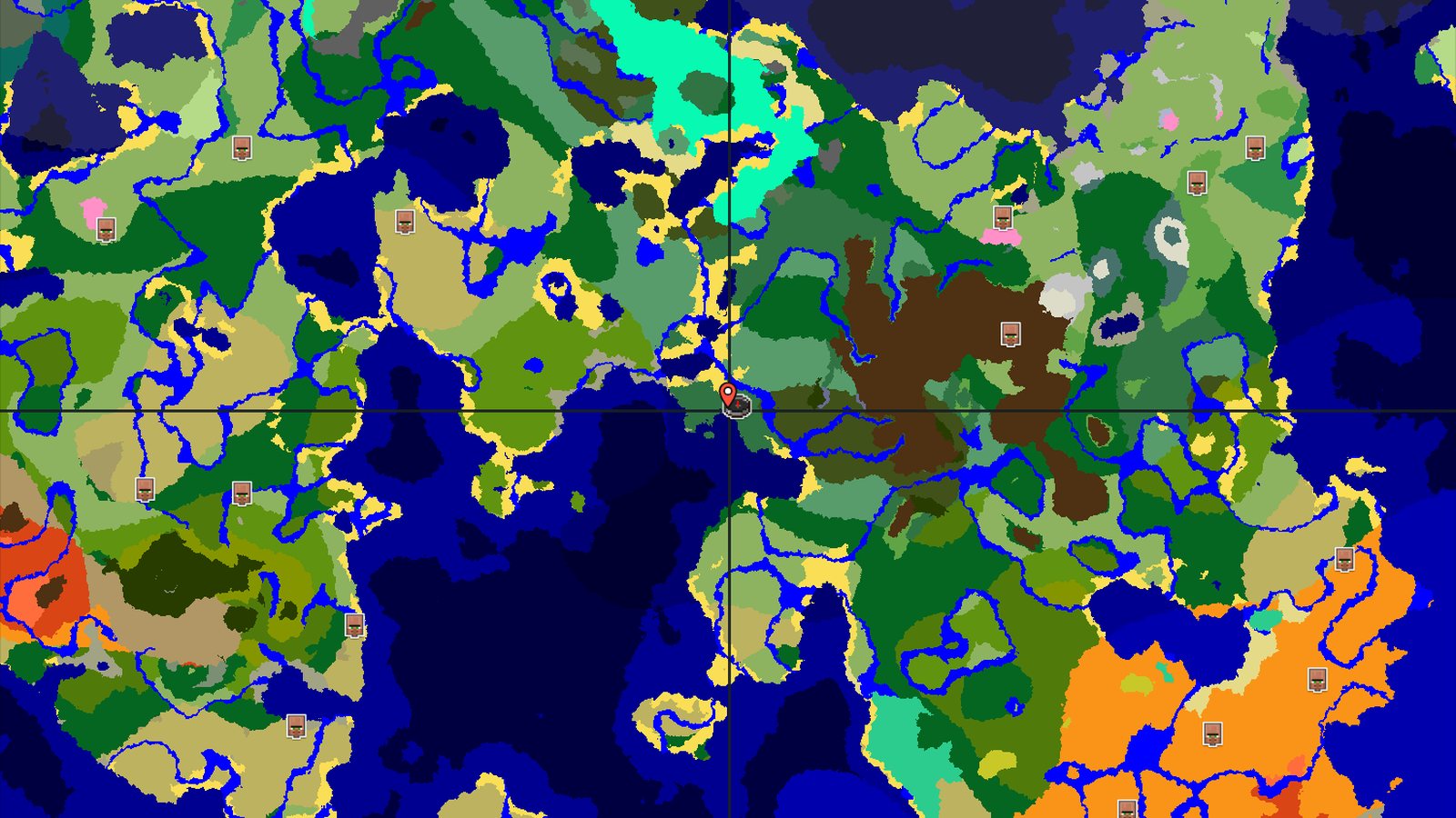 Spawn in Birch Woods, Near a Dark Forest and Ocean — Minecraft seed preview