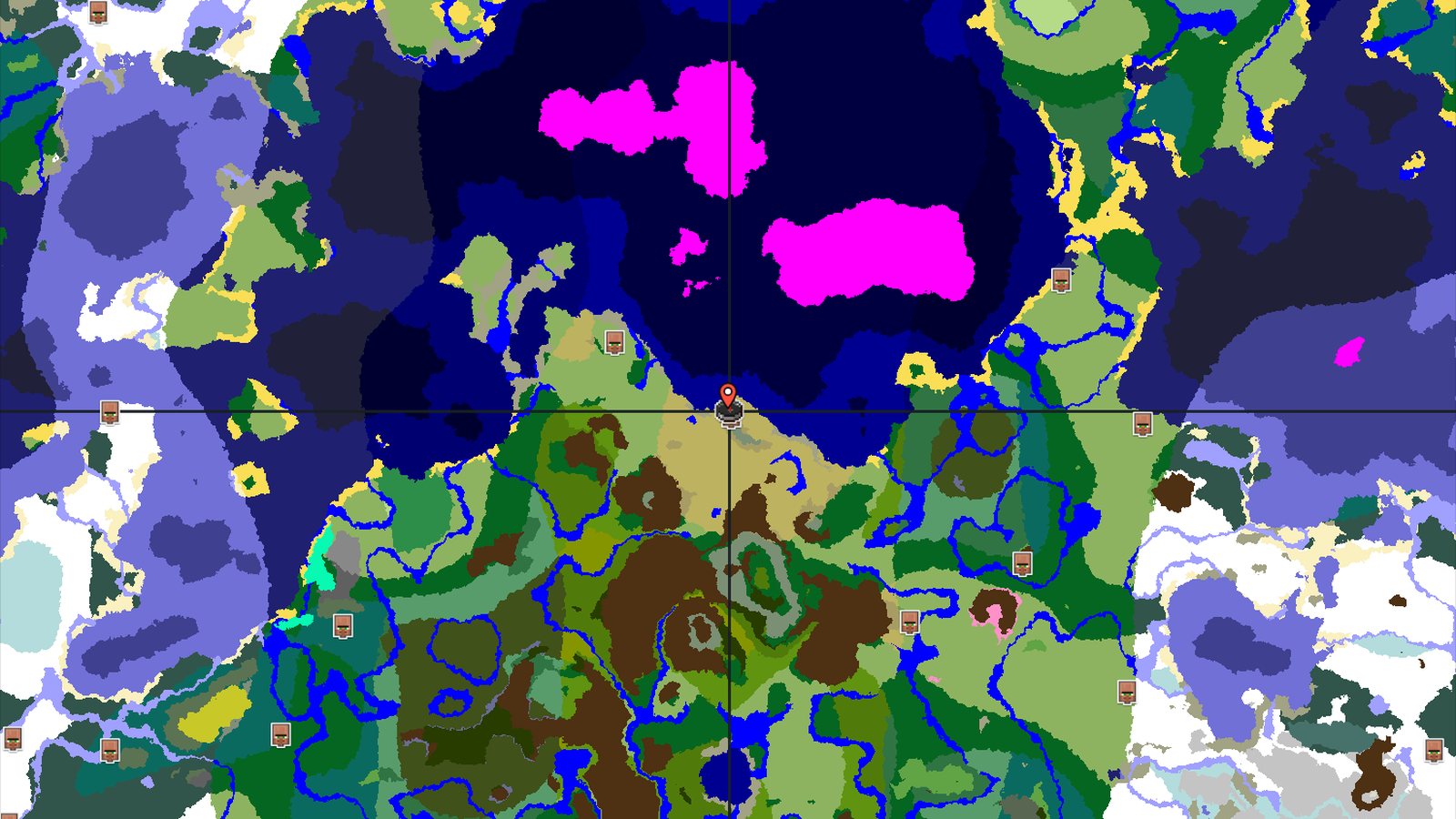 Savanna Spawn With Nearby Village and Ancient City — Minecraft seed preview
