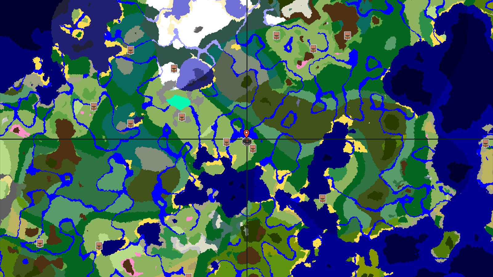A Peaceful Start with Deep Underground Treasures Nearby — Minecraft seed preview