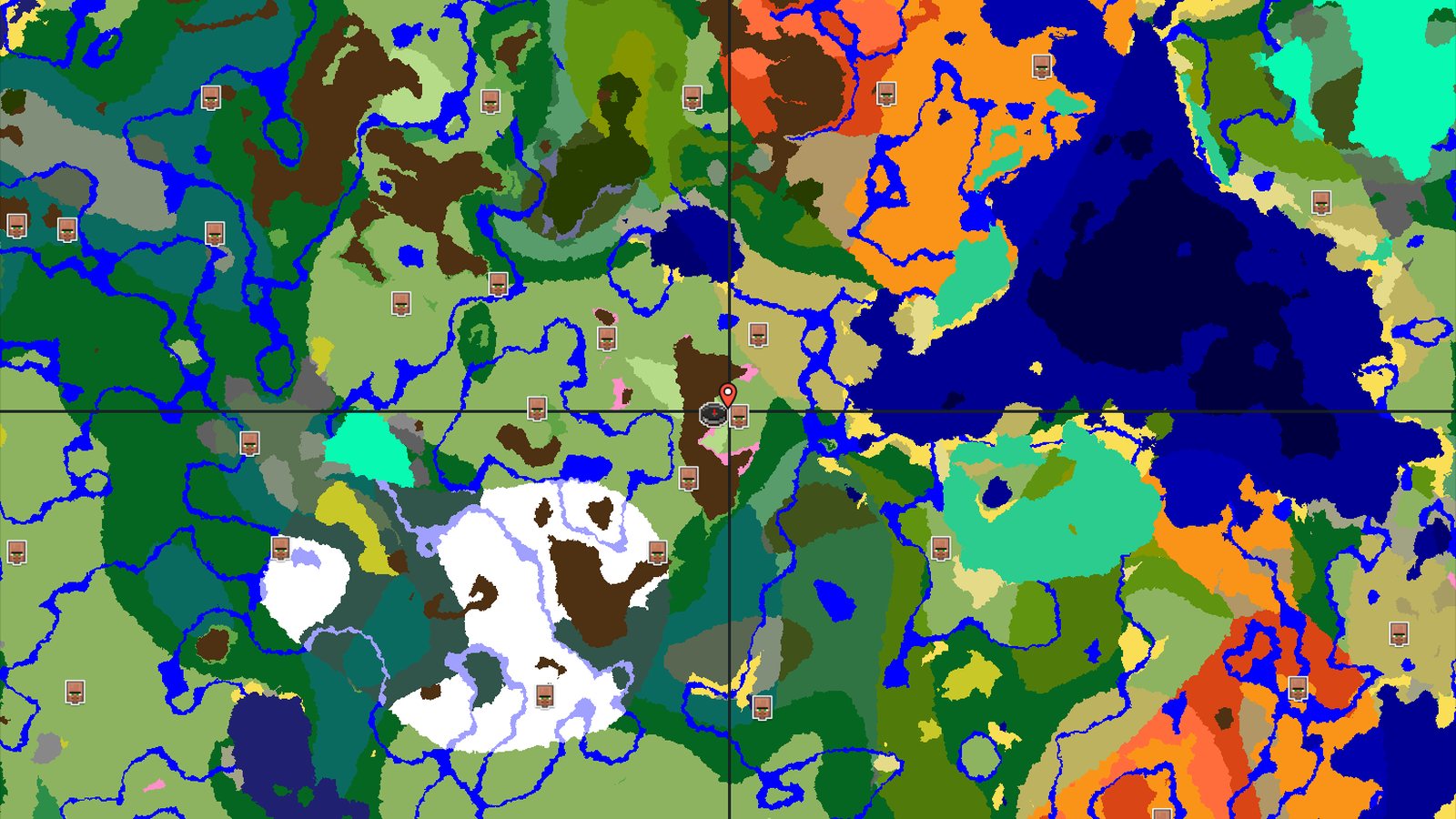 Cherry Grove Mountainside with Nearby Trial Chambers — Minecraft seed preview